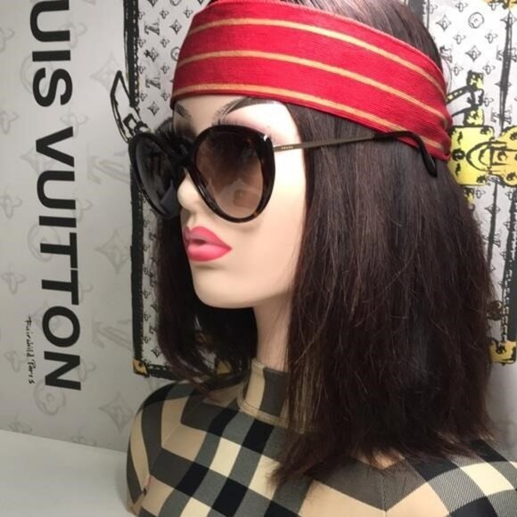 ✨ New Authentic Prada SPR 18X 2AU-4P0 Women’s Sunglasses – Havana with Silver Mi - Picture 1 of 14